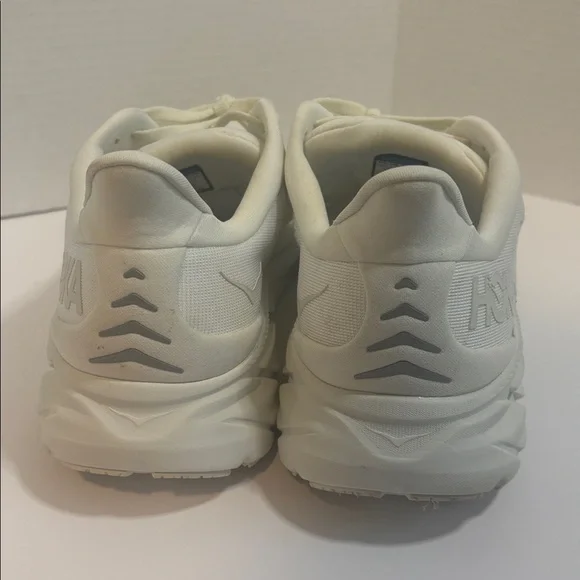 HOKA Clifton 8 Women’s 10B White Athletic Running Walking Laced Shoes - Picture 4 of 8